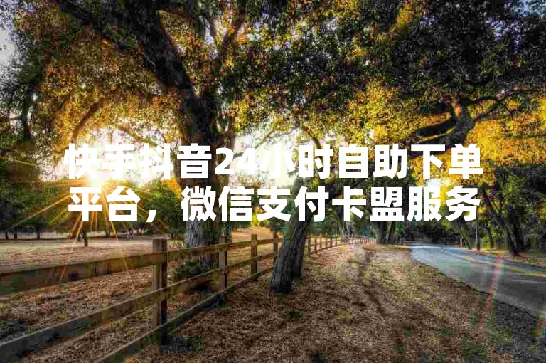 快手抖音24小时自助下单平台，微信支付卡盟服务独家揭秘